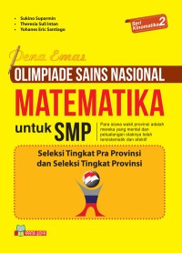 Image of Pena Emas Olimpiade Sains Nasional Matematika untuk SMP