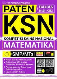 Image of Paten Bahas Kisi-Kisi KSN Matematika SMP/MTS
